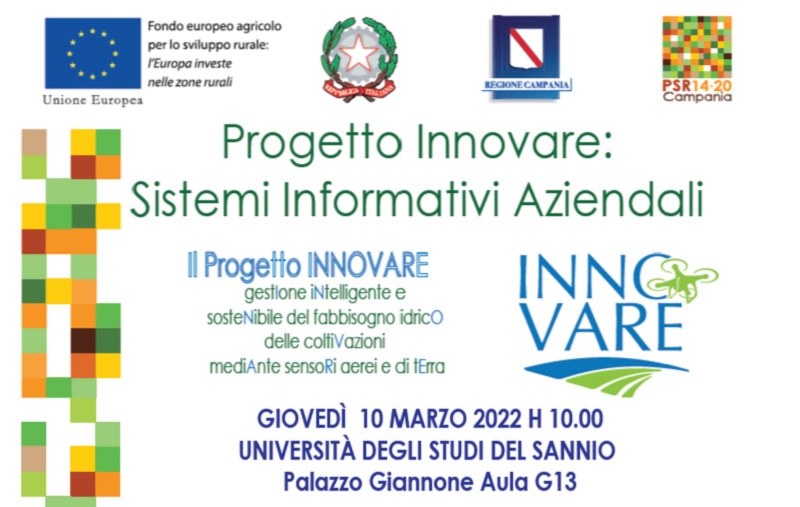 L’Università del Sannio ospita il Convegno conclusivo di “Innovare”