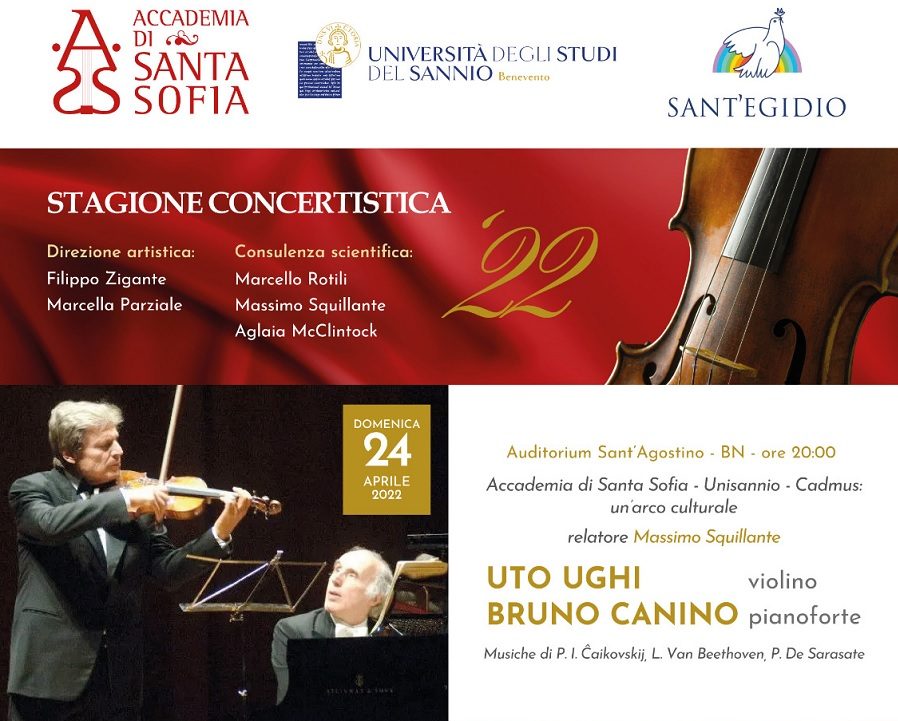 Accademia Sant Sofia: Sold Out per il concerto evento del grandissimo violinista Uto Ughi
