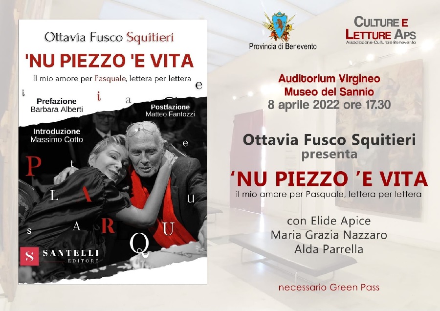Ottavia Fusco Squitieri presenta il libro ‘Nu piezzo e ‘Vita