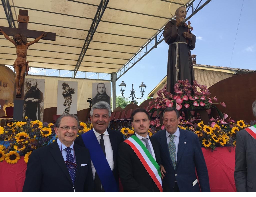 Il Conservatorio Nicola Sala con il Presidente Antonio Verga, ha partecipato al 135° anniversario dalla nascita di San Pio di Pietrelcina