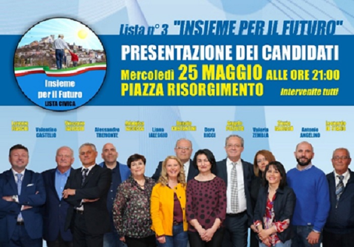 Elezioni San Marco dei Cavoti: Il candidato sindaco Angelo Pozzuto presenta la lista n° 3 “Insieme per il Futuro”