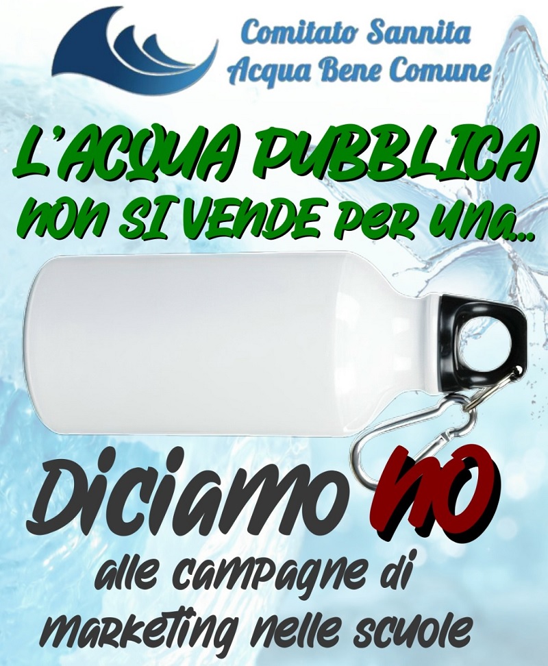 Comitato Sannita Acqua Bene Comune a Gesesa: “l’acqua pubblica non si vende al prezzo di una borraccia”