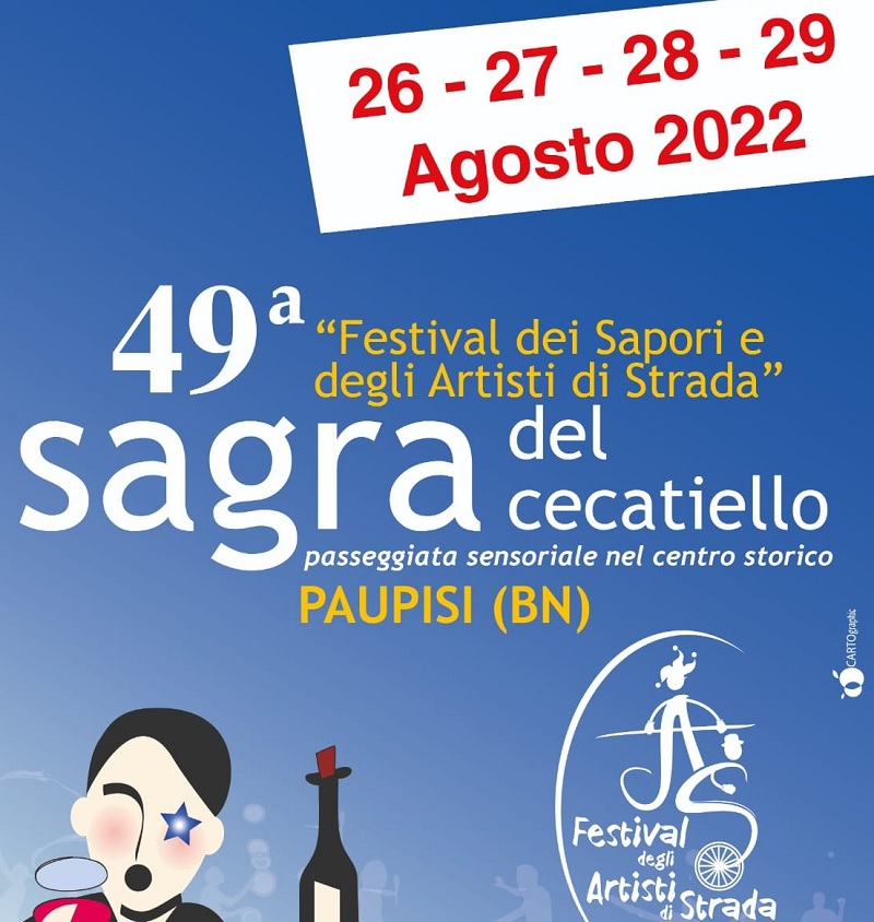 Paupisi, al Festival dei Sapori ‘Cecatiello Dance 2022’ con Radio Company e altri dj set