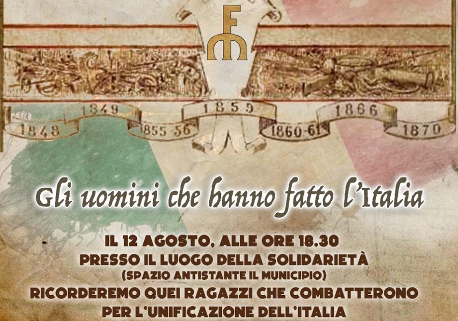 Foiano commemora i suoi eroi del Risorgimento: “Gli uomini che hanno fatto l’italia”