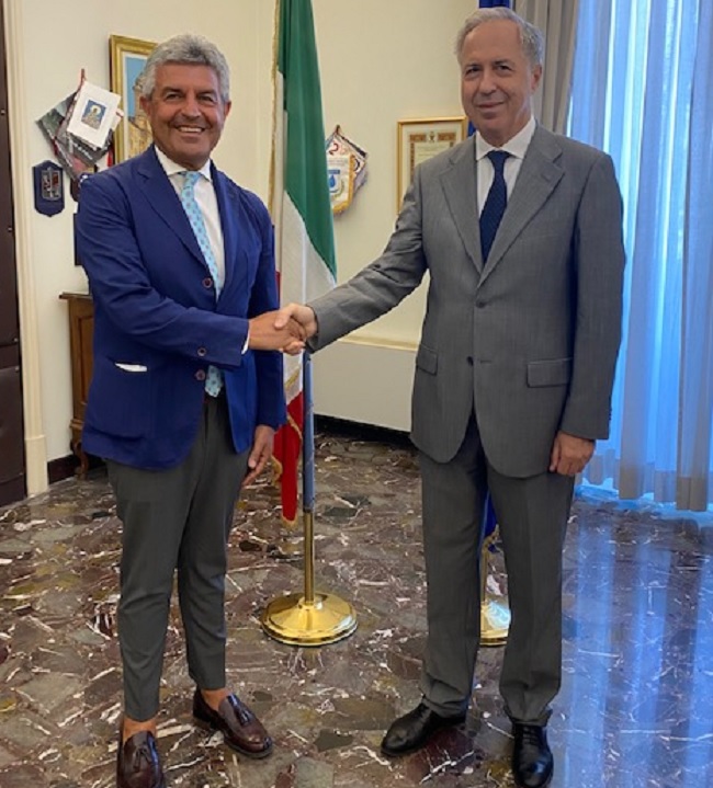 Il Prefetto Torlontano ha ricevuto il neo Presidente eletto della Provincia di Benevento Nino Lombardi