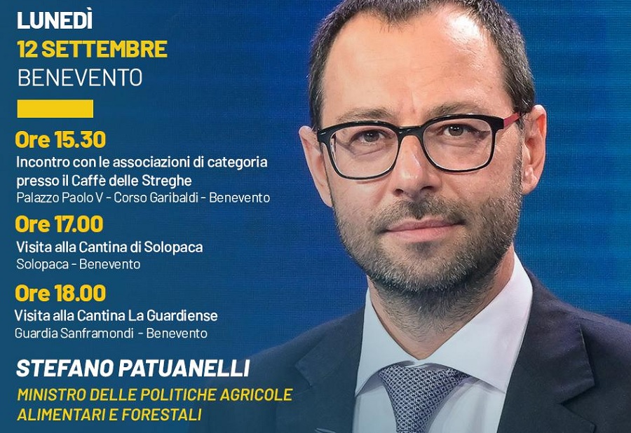 Il Ministro Patuanelli e la sen.Ricciardi (M5S) domani a Benevento incontrano le Associazioni di Categoria