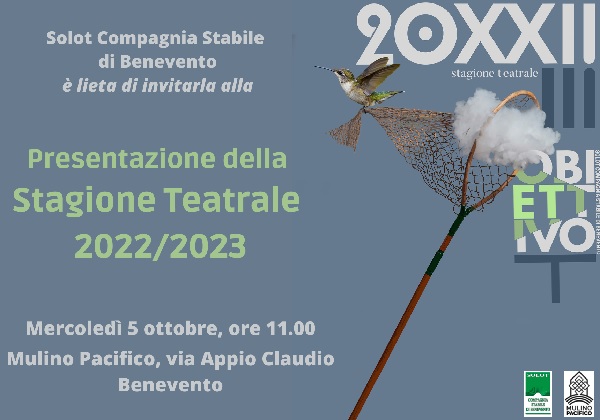 La Solot Compagnia Stabile di Benevento presenta la Stagione Teatrale 2022