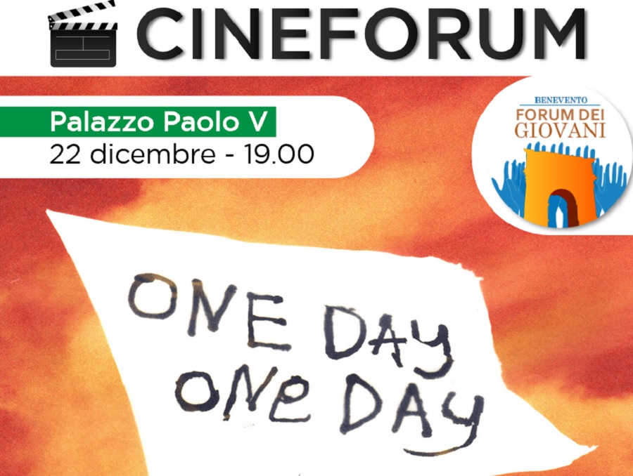 Forum dei giovani Benevento, al via il progetto CineForum – proiezione “One Day – One Day”