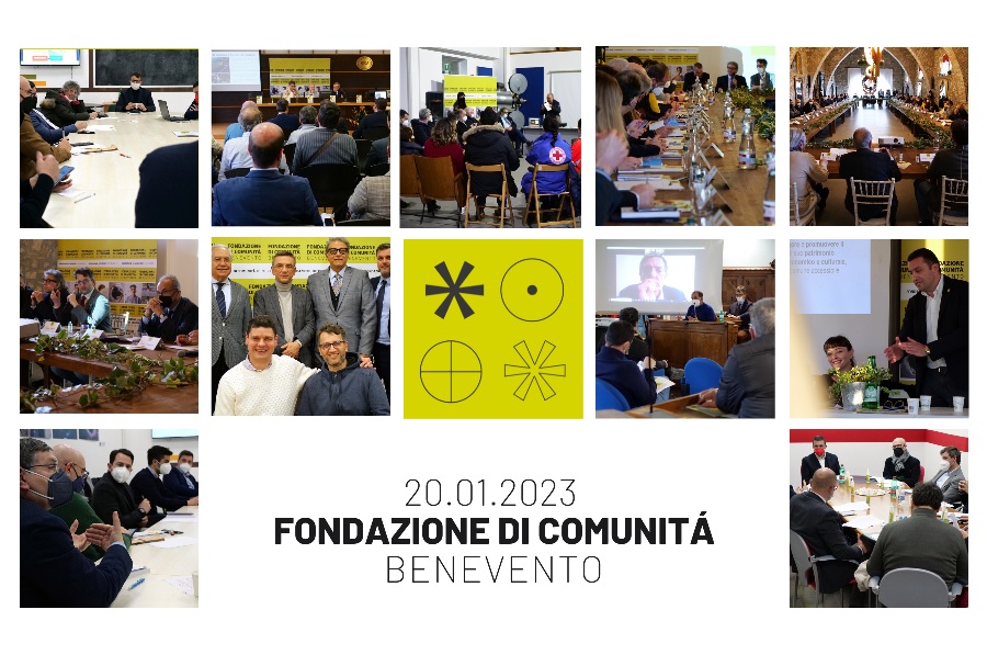 20 gennaio 2023, la costituzione della Fondazione di Comunità di Benevento