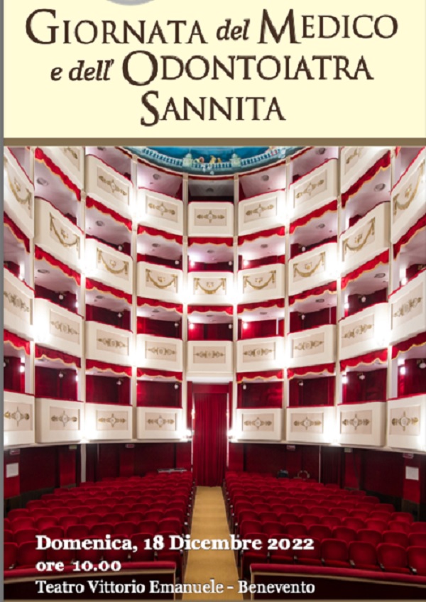 Nello splendido scenario del Teatro Comunale Vittorio Emmanuele, domenica la Giornata del Medico e dell’odotoiatra Sannita