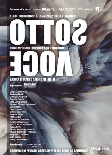 SOTTOVOCE – Contemporary Art & Design exhibition : il 7 Dicembre conferenza di presentazione