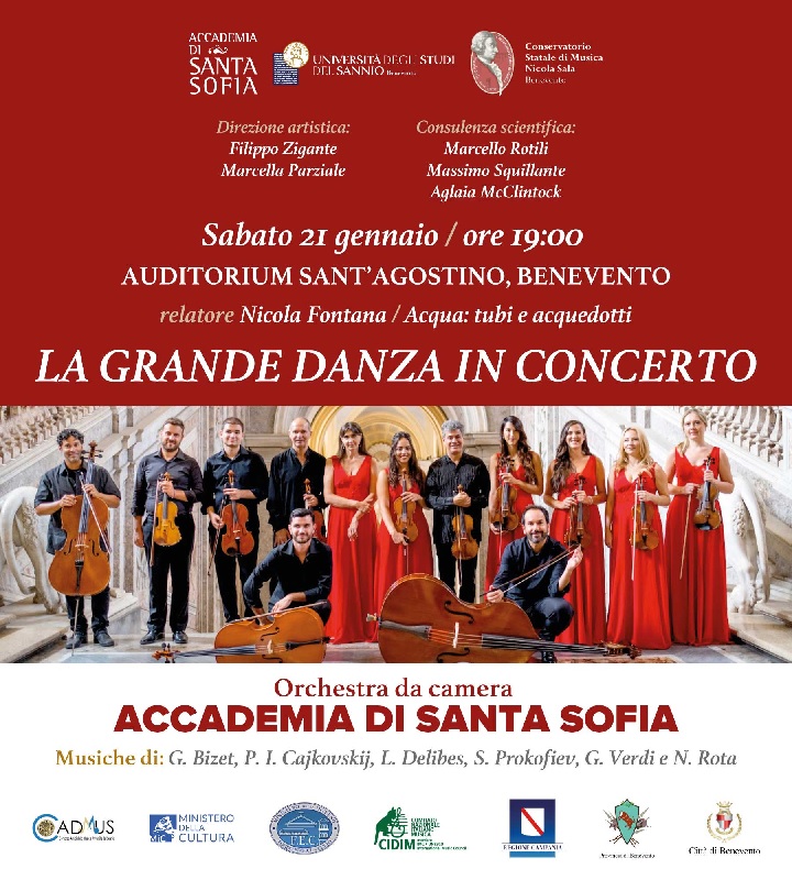Con La Grande Danza In Concerto torna a Benevento l’Orchestra da Camera Accademia di Santa Sofia.