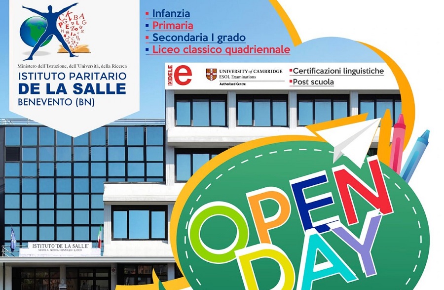 Istituto paritario De La Salle, continua il percorso di orientamento Open Day