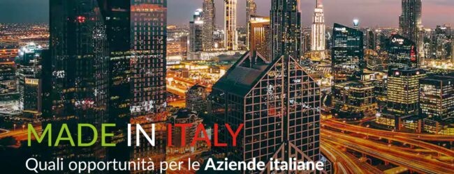 CCIAA. Venerdì 3 Marzo il convegno :”Made in Italy – Quali opportunità per le aziende italiane negli Emirati Arabi”