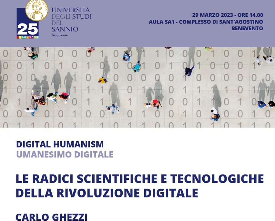 All’Università del Sannio il seminario del prof. Carlo Ghezzi: “Le radici scientifiche e tecnologiche della rivoluzione digitale”