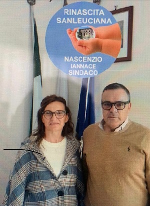 La rinascita Sanleuciana continua. Si ricandidano il sindaco Nascenzio Iannace e Giovanna Tozzi vicesindaco