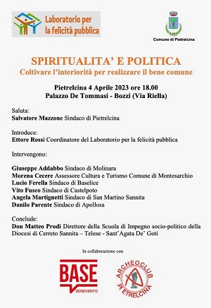 Esperienze e riflessioni su spiritualità e politica al centro di un incontro a Pietrelcina