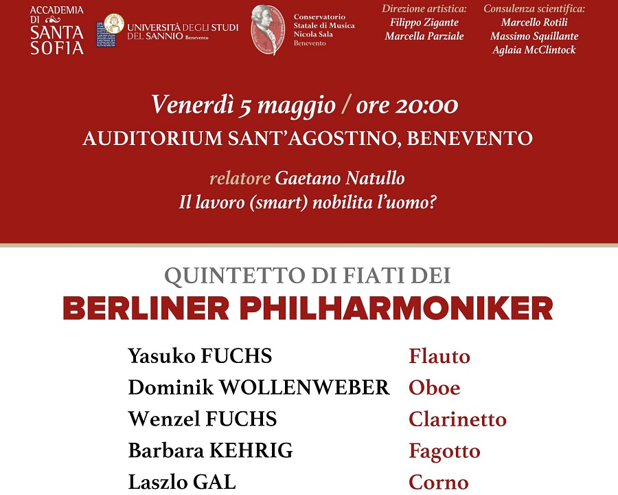 Accademia Santa Sofia: il 5 Maggio a Benevento tornano i “Berliner Philharmoniker”