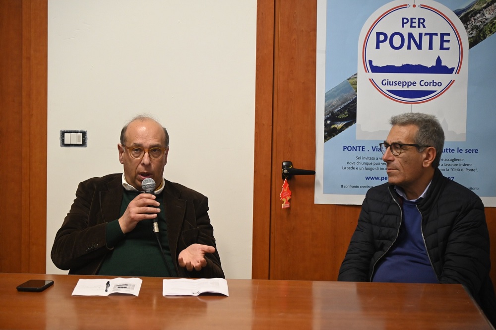 Con Giuseppe Corbo Sindaco Napoli-Bari, il delegato di De Luca, Fernando Errico a confronto con la squadra ‘Per Ponte’