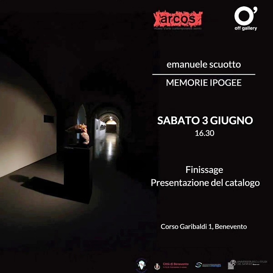 MEMORIE IPOGEE di Emanuele Scuotto. Sabato 3 Giugno presentazione del catalogo al Museo Arcos