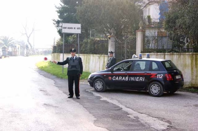 Sant’Agata de’Goti: intervento dei carabinieri per tentato furto in un cantiere dell’Alta Velocità e scoprono furti consumati nei giorni addietro