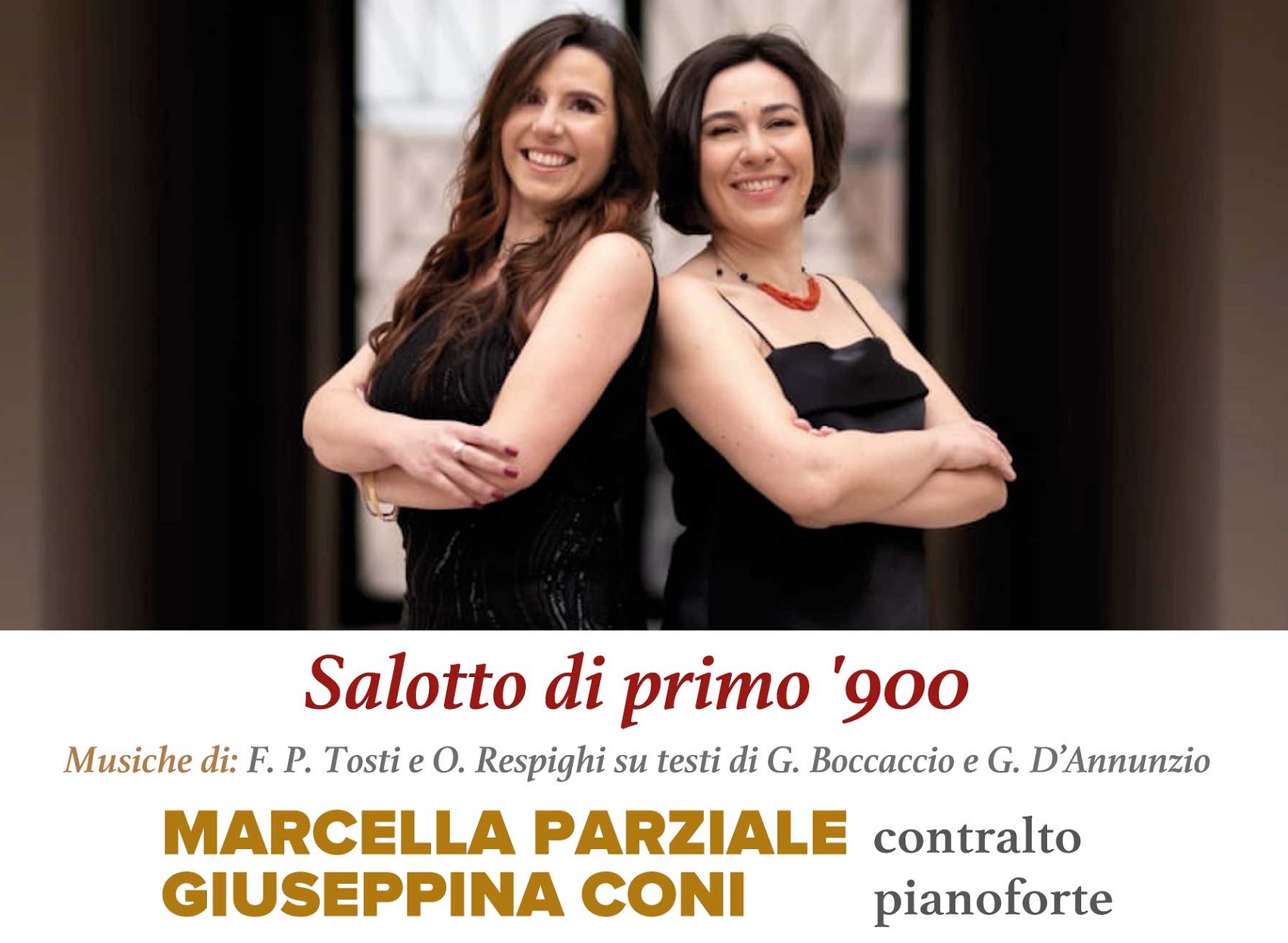 Accademia Santa Sofia: il 9 giugno in concerto il duo Marcella Parziale, contralto e Giuseppina Coni pianoforte