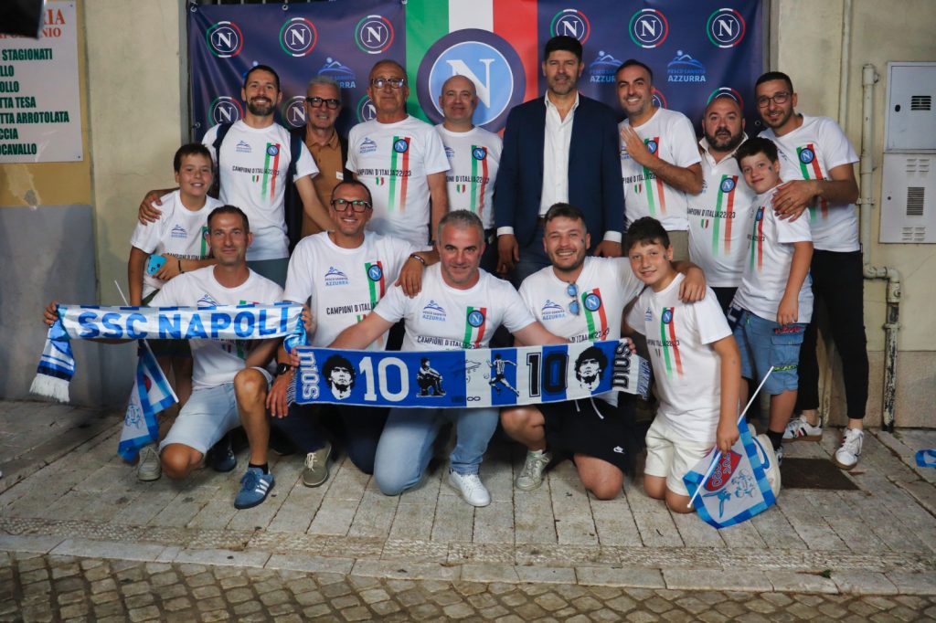 Pesco Sannita. Festa terzo scudetto “Napoli Calcio”: il paese si tinge d’azzurro