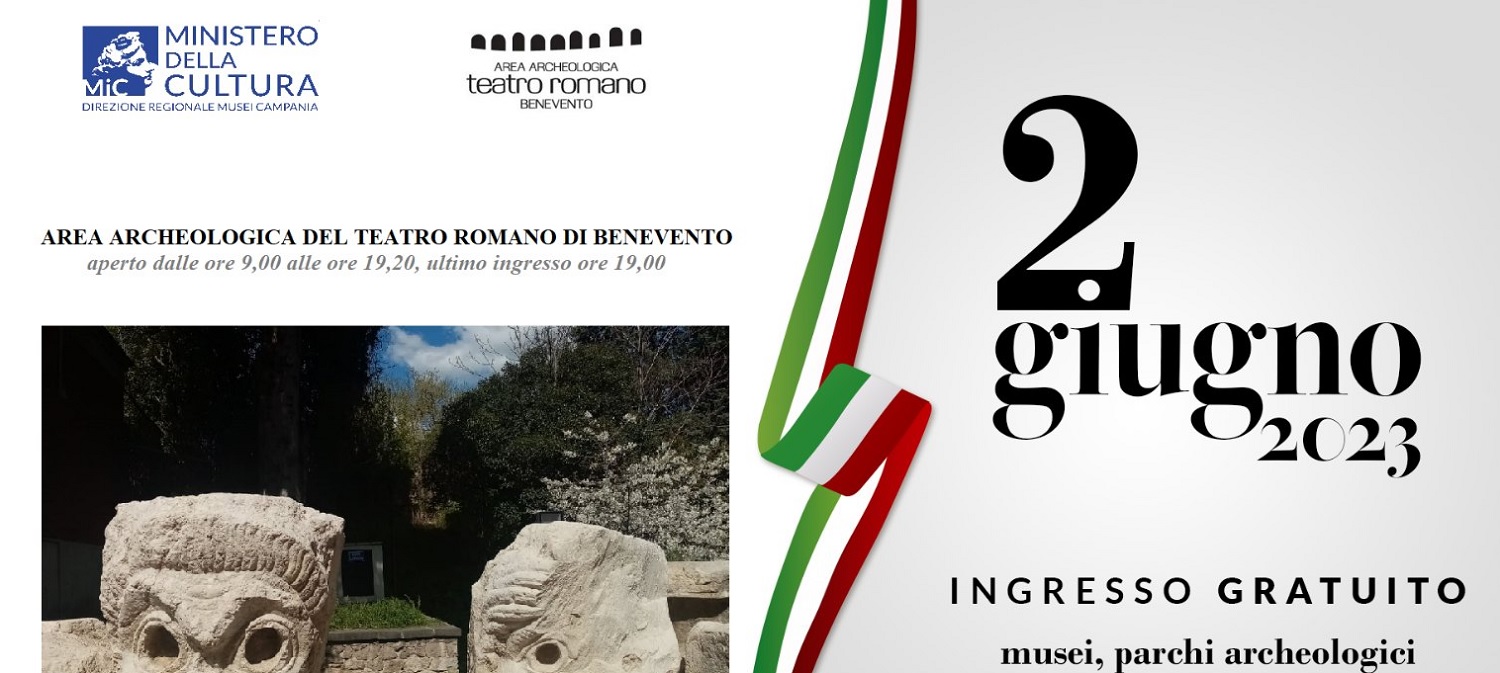 Il 2 giugno ingresso gratuito al Teatro Romano di Benevento