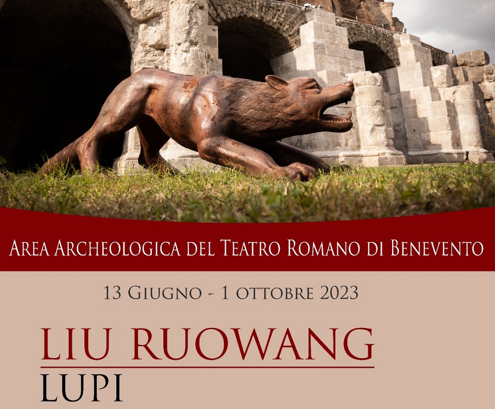 Al Teatro Romano negli spazi antistanti il Teatro la mostra  “Lupi” di Lyu Ruowang