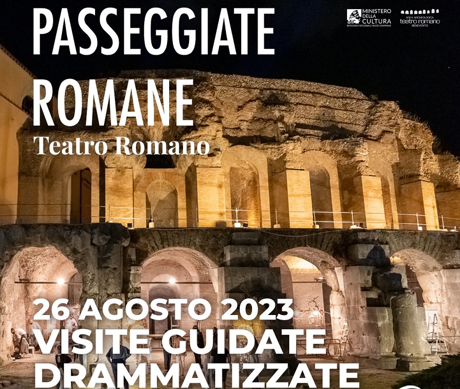 Passeggiate Romane, al Teatro Romano visite guidate teatralizzate. Vedi il calendario