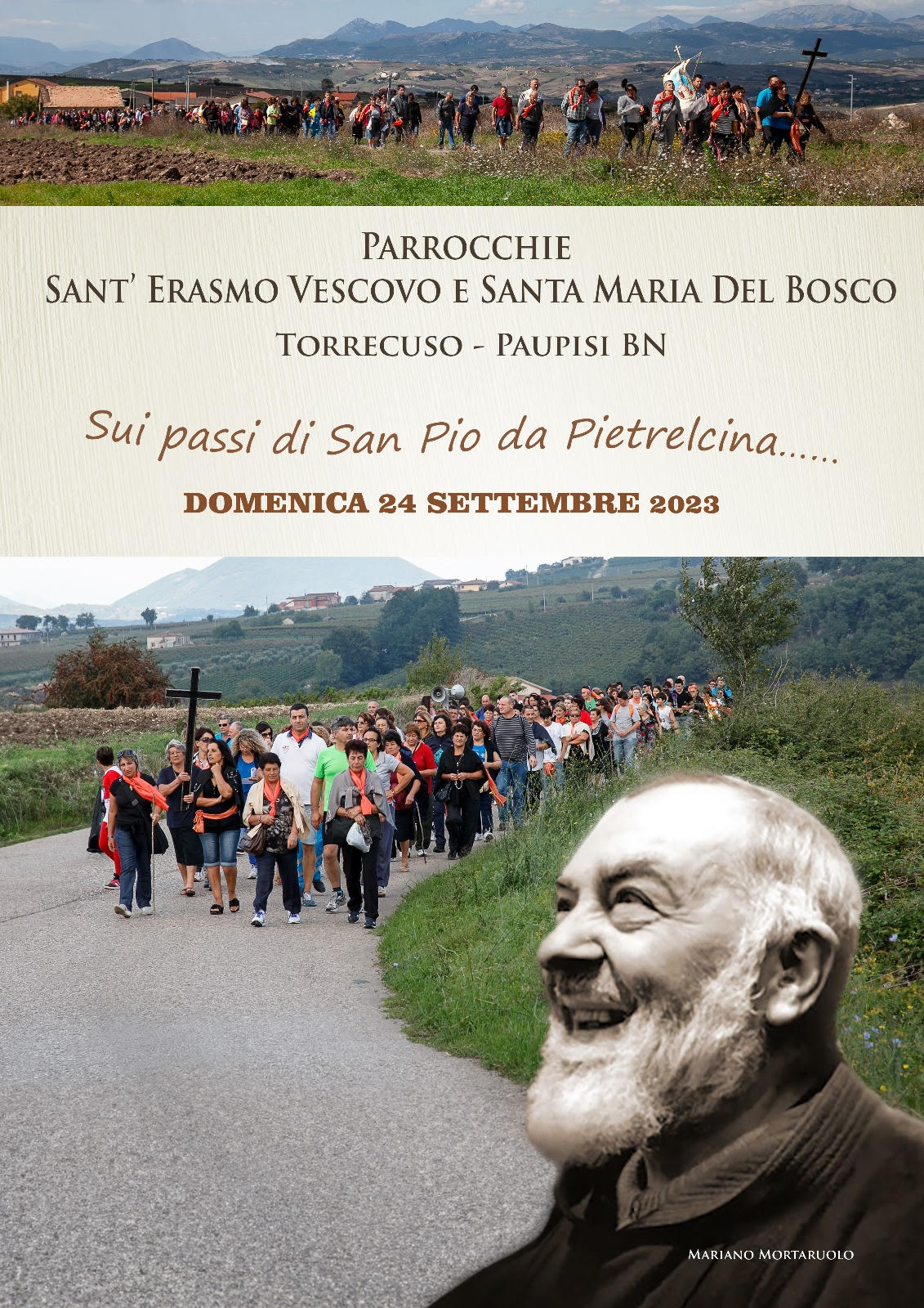 Paupisi e Torrecuso. Le due comunità in festa per San Pio e pellegrinaggio a piedi a Pietrelcina