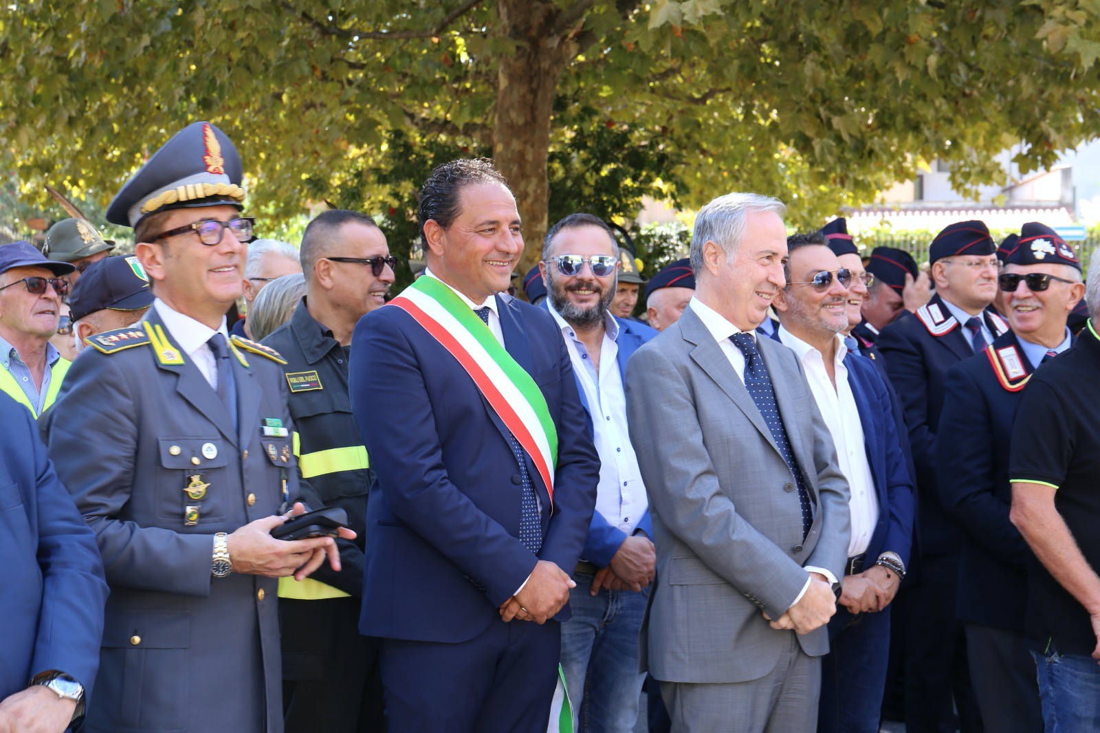 Celebrazioni Salvo D’Acquisto a Telese con il prefetto Torlontano e Alessandro D’Acquisto.
