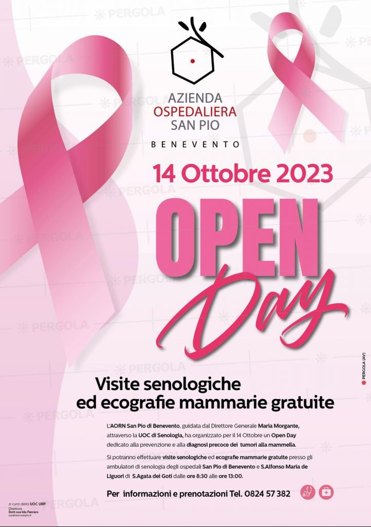 San Pio: il 14 Ottobre Open Day per la prevenzione del tumore al seno