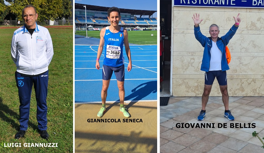 Tre atleti della Libertas Benevento ai Campionati Europei di atletica leggera Categoria Master