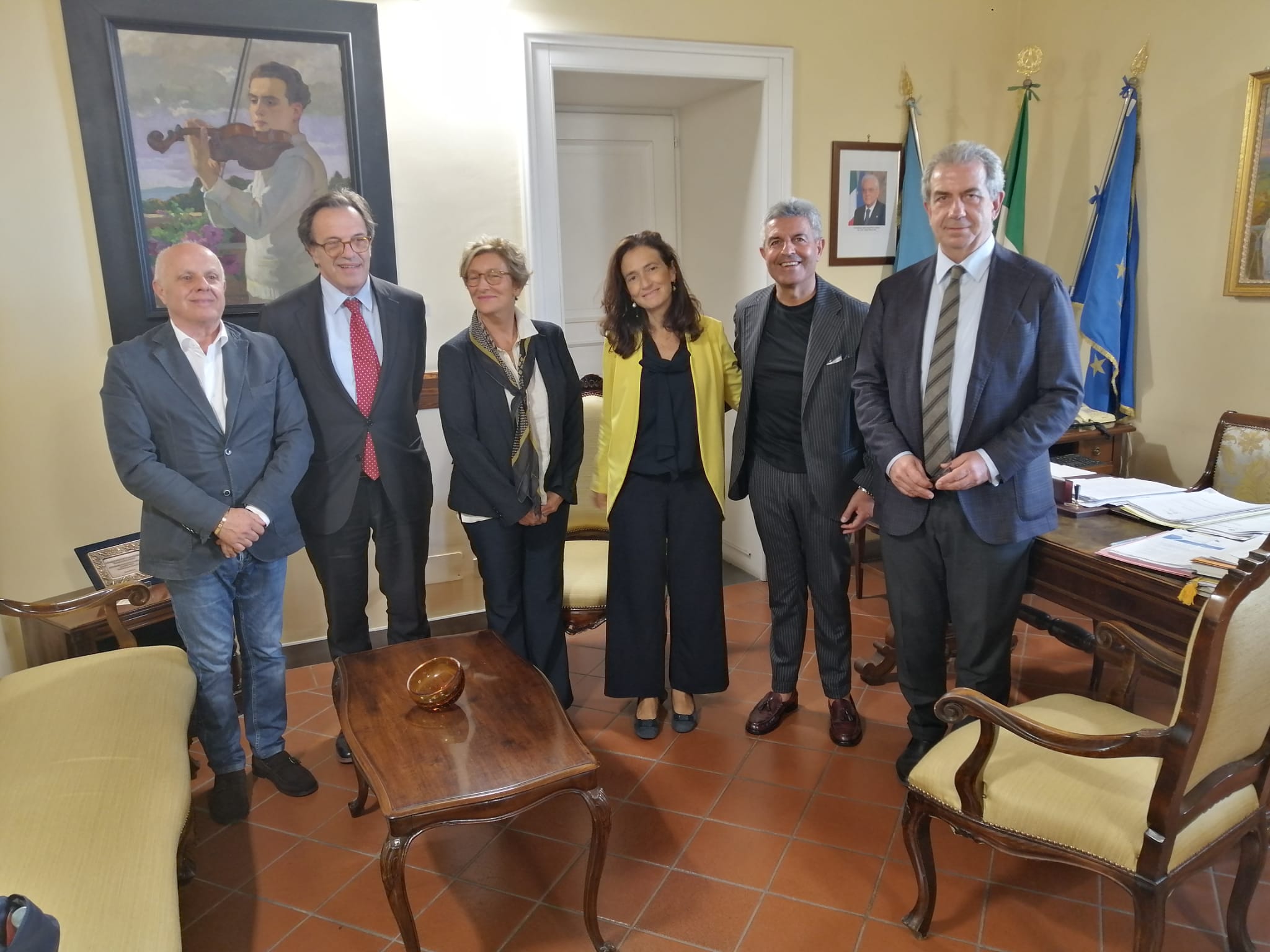Il Presidente Lombardi incontra la professoressa Pirelli per il museo egizio di Benevento