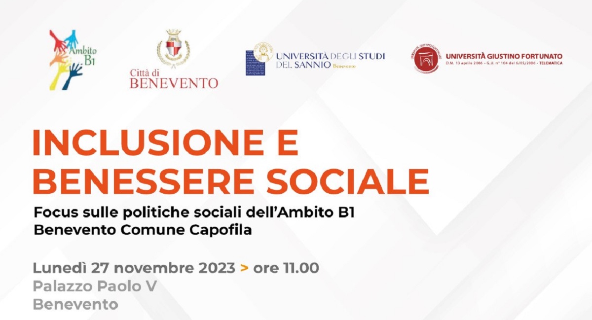 Politiche sociali: lunedì il forum a Palazzo Paolo V su ‘Inclusione e benessere sociale’