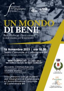 Festival dell’Impegno civile 16 novembre 2023 ore 10:30 Teatro Comunale di Castelvenere