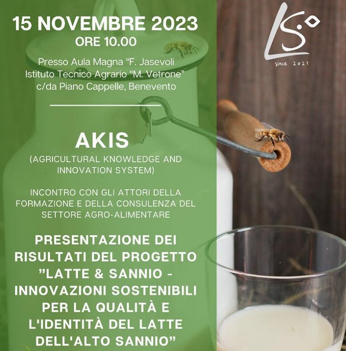 Latte&Sannio – Innovazioni sostenibili per la qualità e l’identità del latte dell’Alto Sannio. Si presentano i risultati