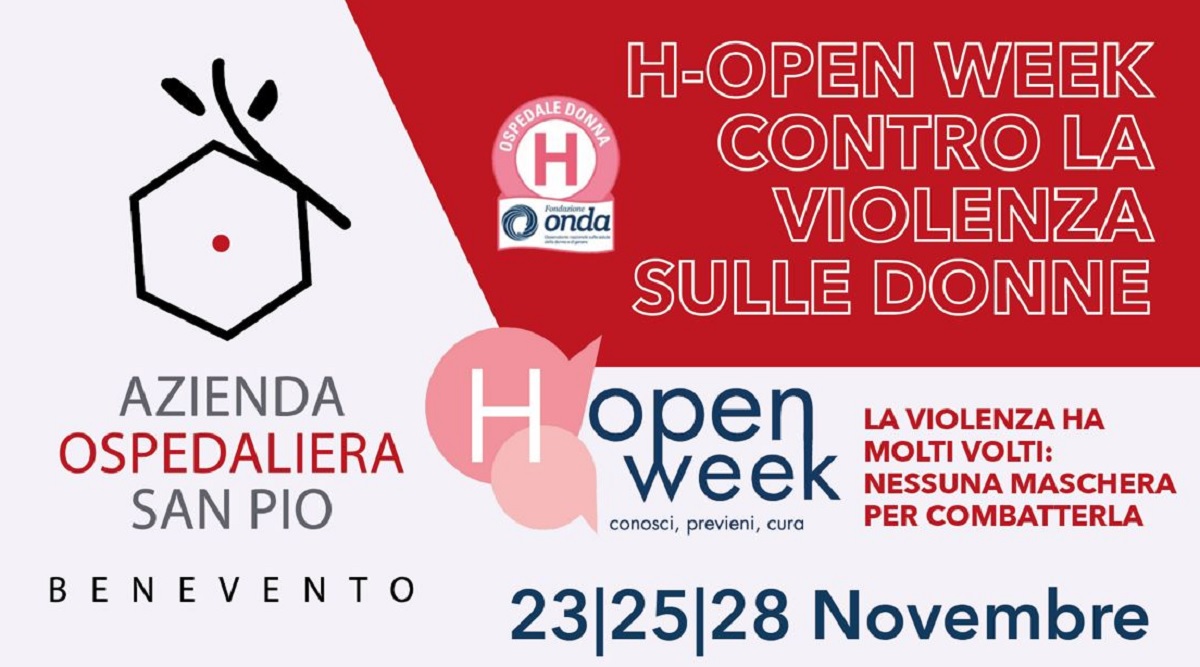 AORN San Pio, Open Week contro la violenza sulle donne