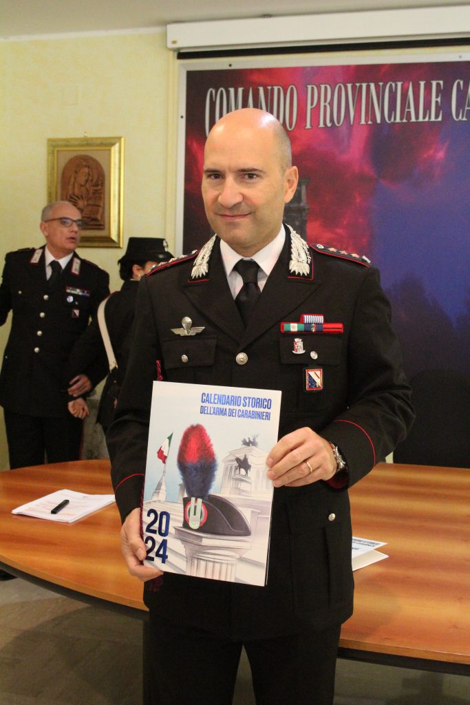 Carabinieri. Presentato il Calendario Storico 2024 e l’Agenda dell’Arma