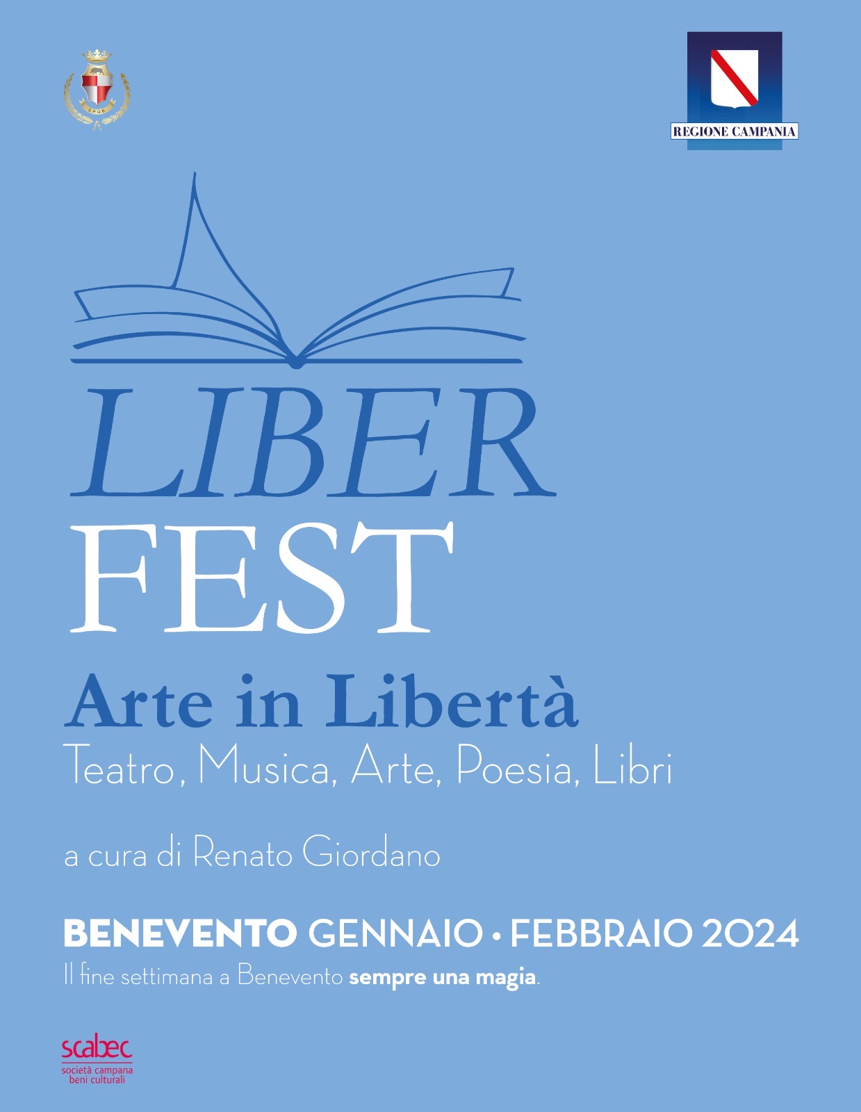 A gennaio inizia “LiberFest”,la nuova rassegna ideata da Renato Giordano