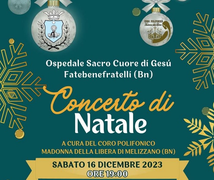 Concerto di Natale il 16 Dicembre al Fatebenefratelli