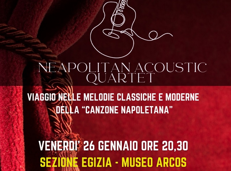 Un viaggio nelle melodie della canzone napoletana primo evento musicale del 2024 al Museo Arcos