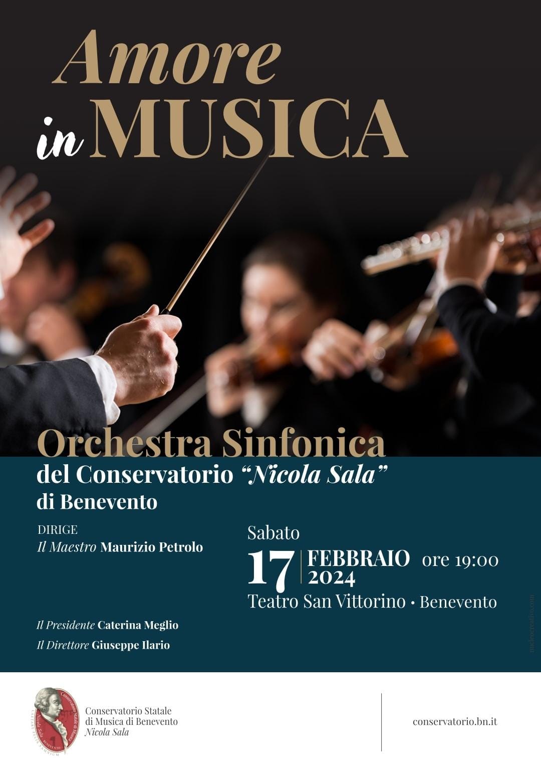 Amore in Musica: sabato 17 l’Orchestra del “Nicola Sala” in concerto