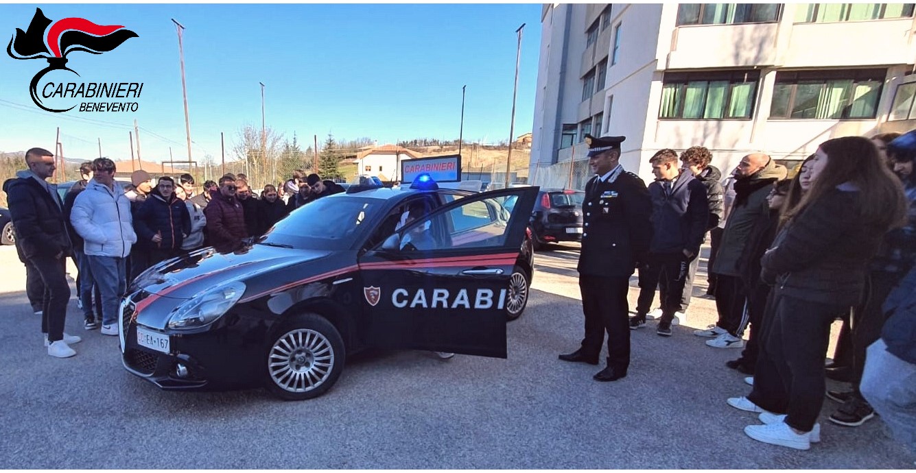 Cultura della Legalità. I Carabinieri incontrano gli studenti della scuola di Colle Sannita