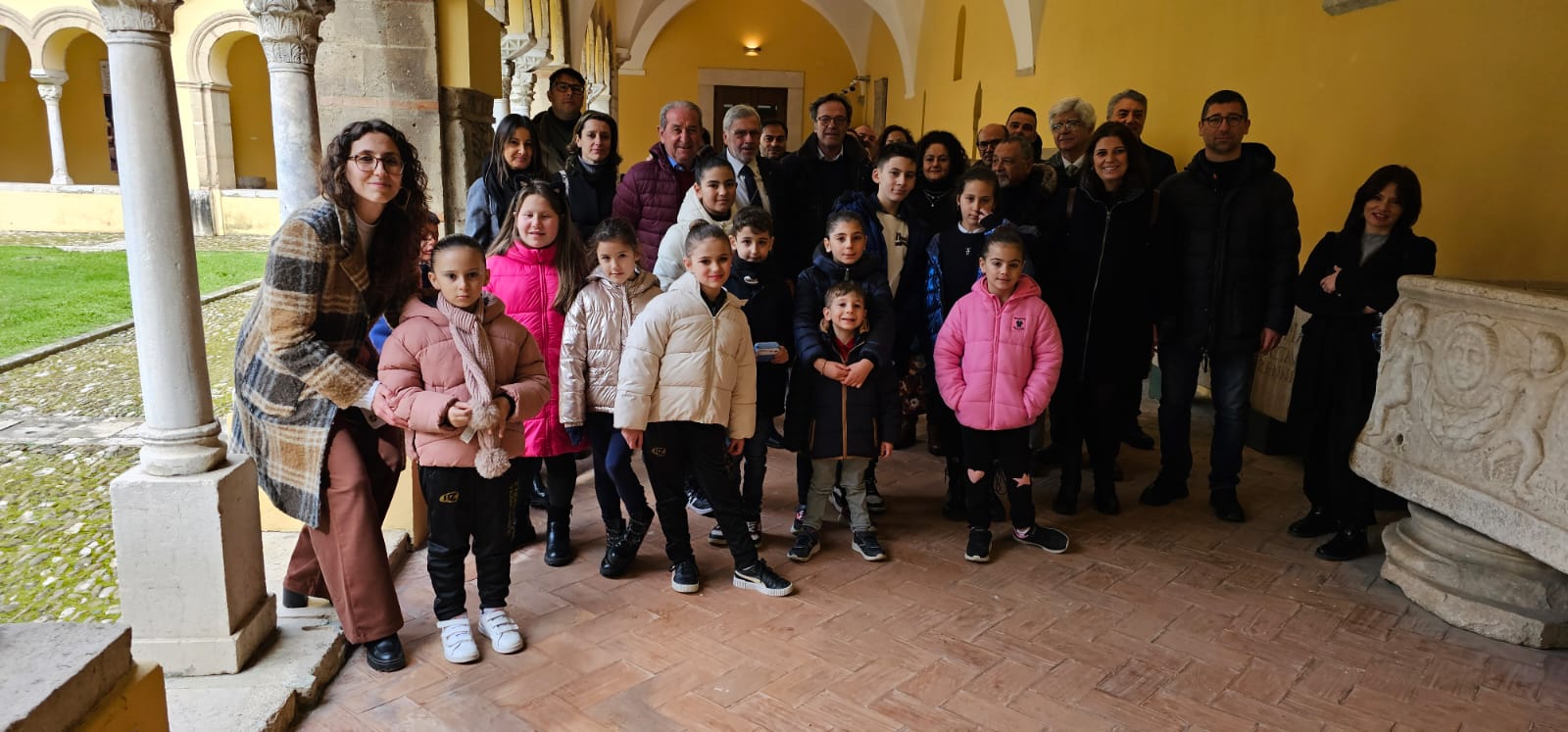 I partecipanti alla Coppa Campania di Ginnastica Ritmica visitano la Rete Museale della Provincia