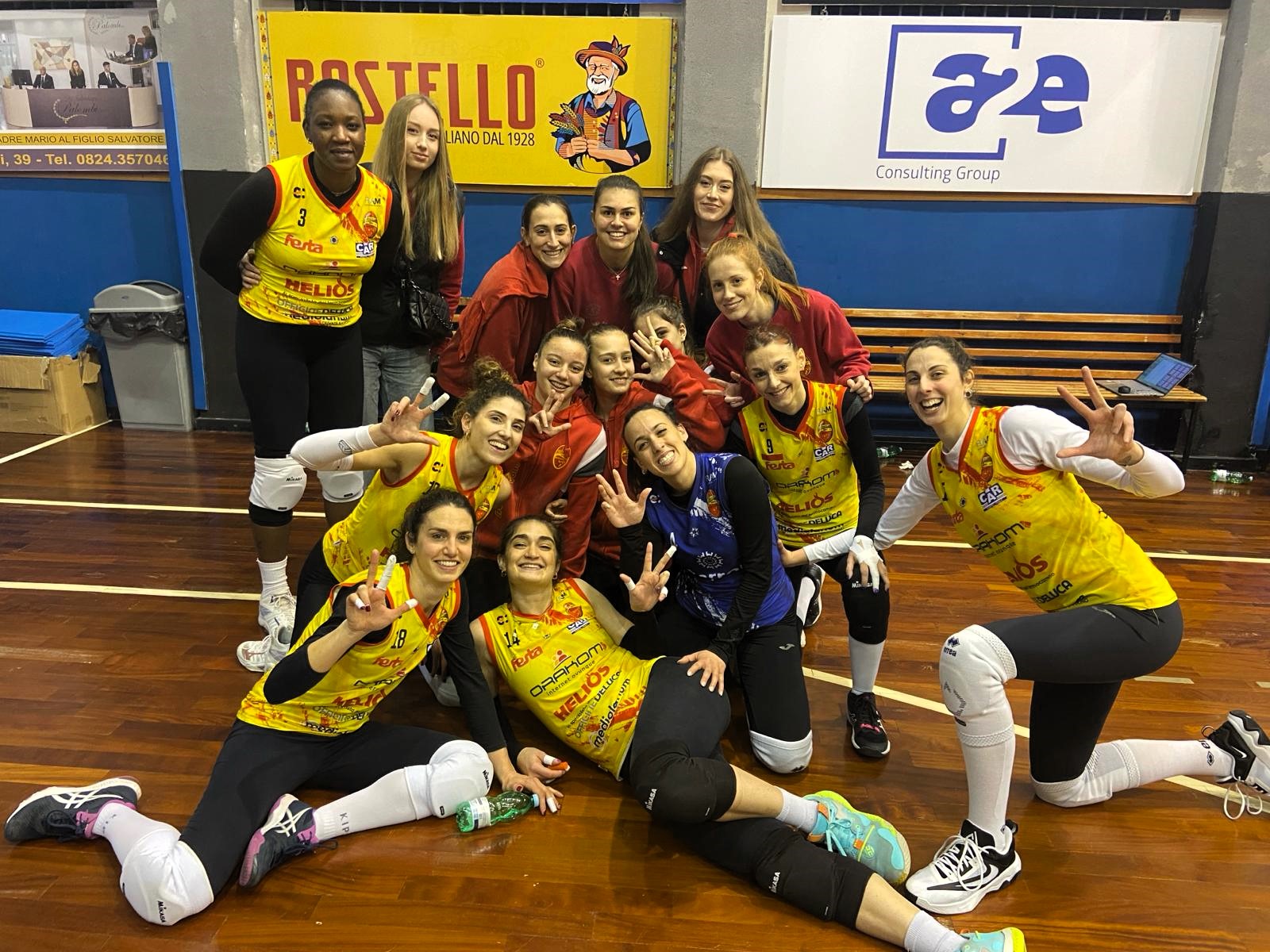 Vittoria per l’Accademia Volley ieri nell’incontro con la FLV Cerignola