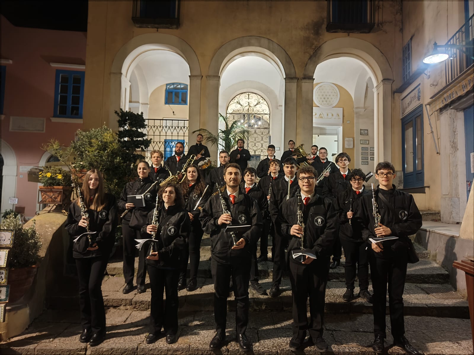 Il concerto bandistico città di Castelvenere riecheggia a Capri