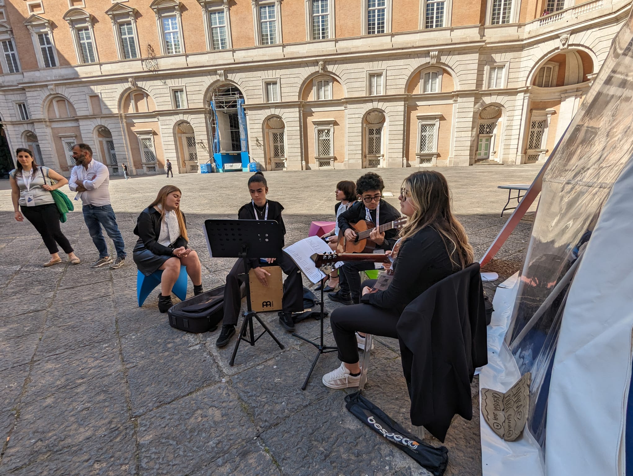 Gli studenti del “Lombardi” portano la loro musica alla Reggia di Caserta per l’evento nazionale Scuola Futura Campus