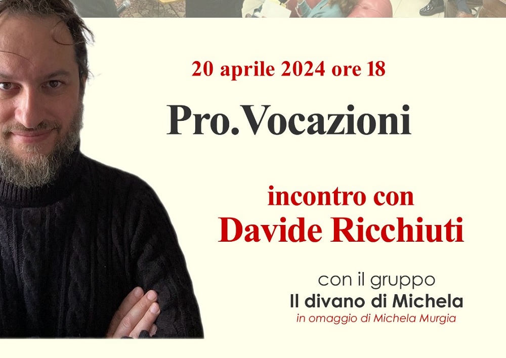 Davide Ricchiuti presenta la rivista Pro.vocazioni